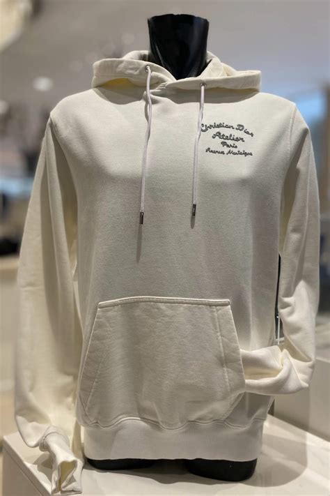 dior hoodie white|christian dior hoodie white.